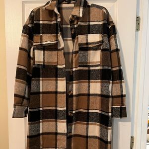 Long shacket from Shein a size Medium